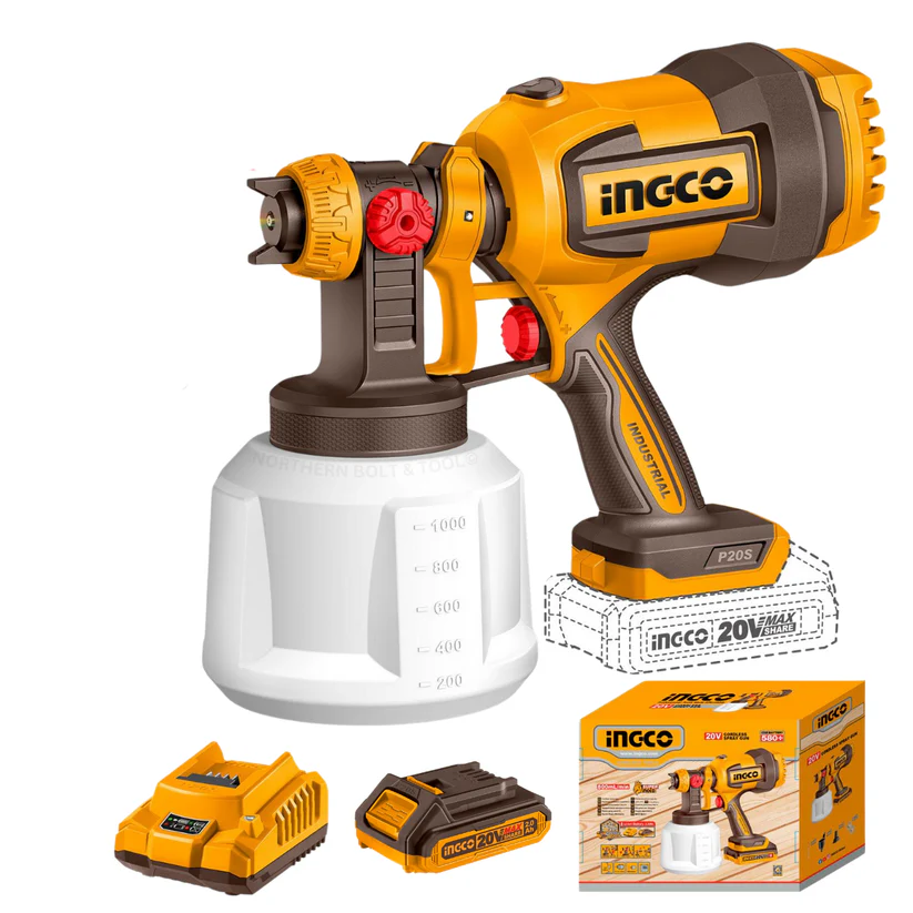 فرد دهان بطارية 20V مع شاحن