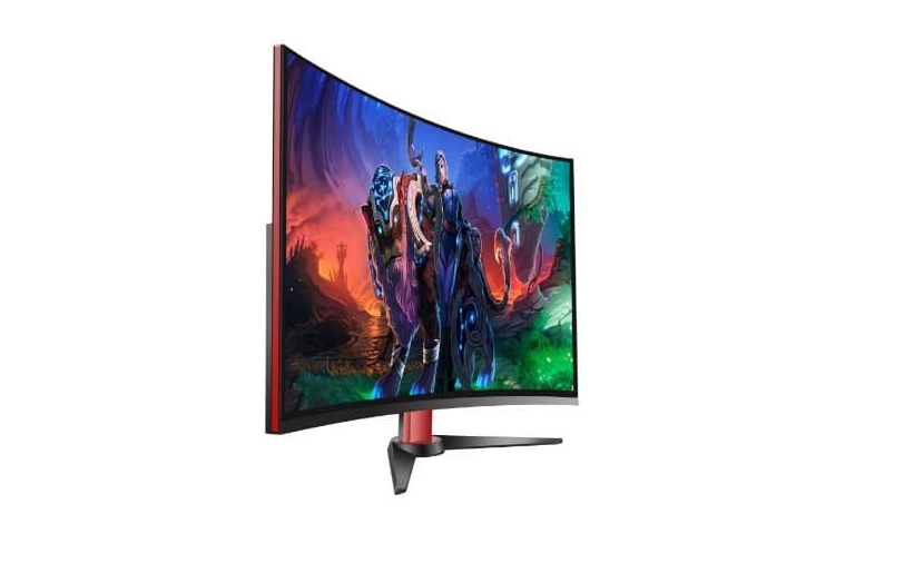شاشة  pc SOLID Monitor 27 Curved 180Hz