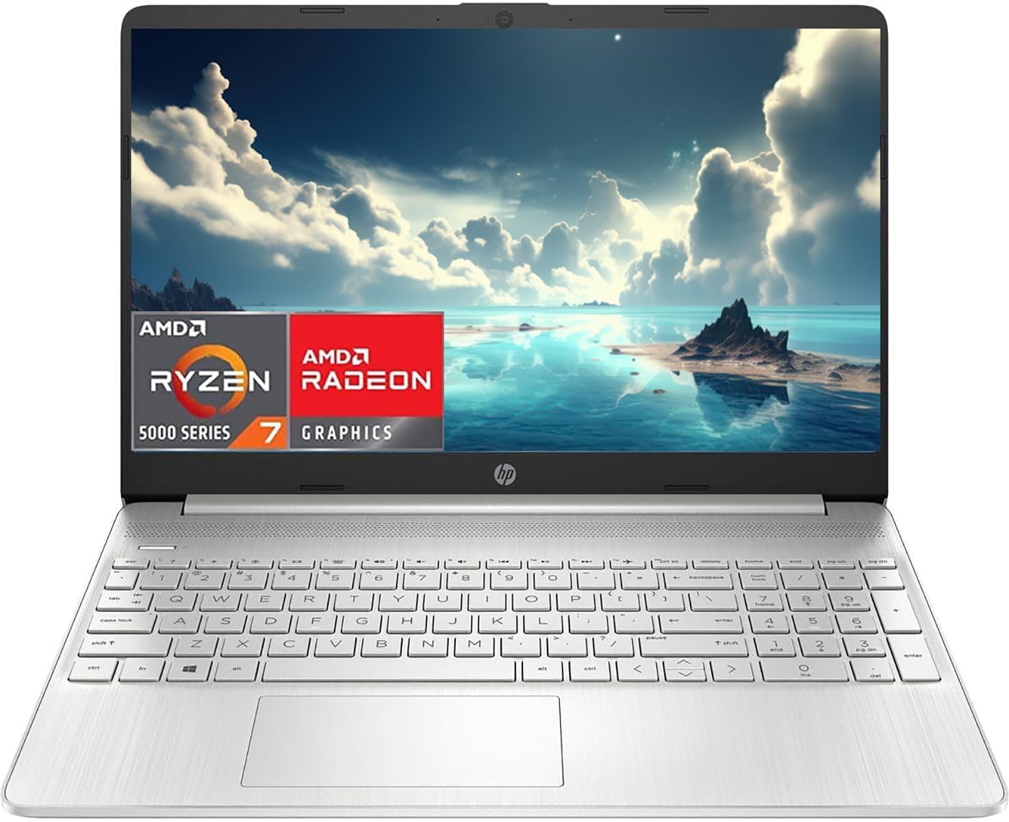 جهاز لابتوب HP ryzen7 7/8/512 m2/2K/15.6
