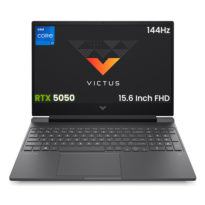 لابتوب Hp Victus core 7 /16/1T/RTX5050 8G/144Hz